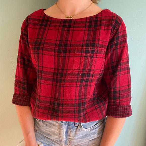 Red and Black Flannel from Madewell - Picture 1 of 4